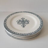 Lot de 6 assiettes salins