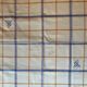 Embroidered checkered tablecloth with its 6 embroidered napkins
