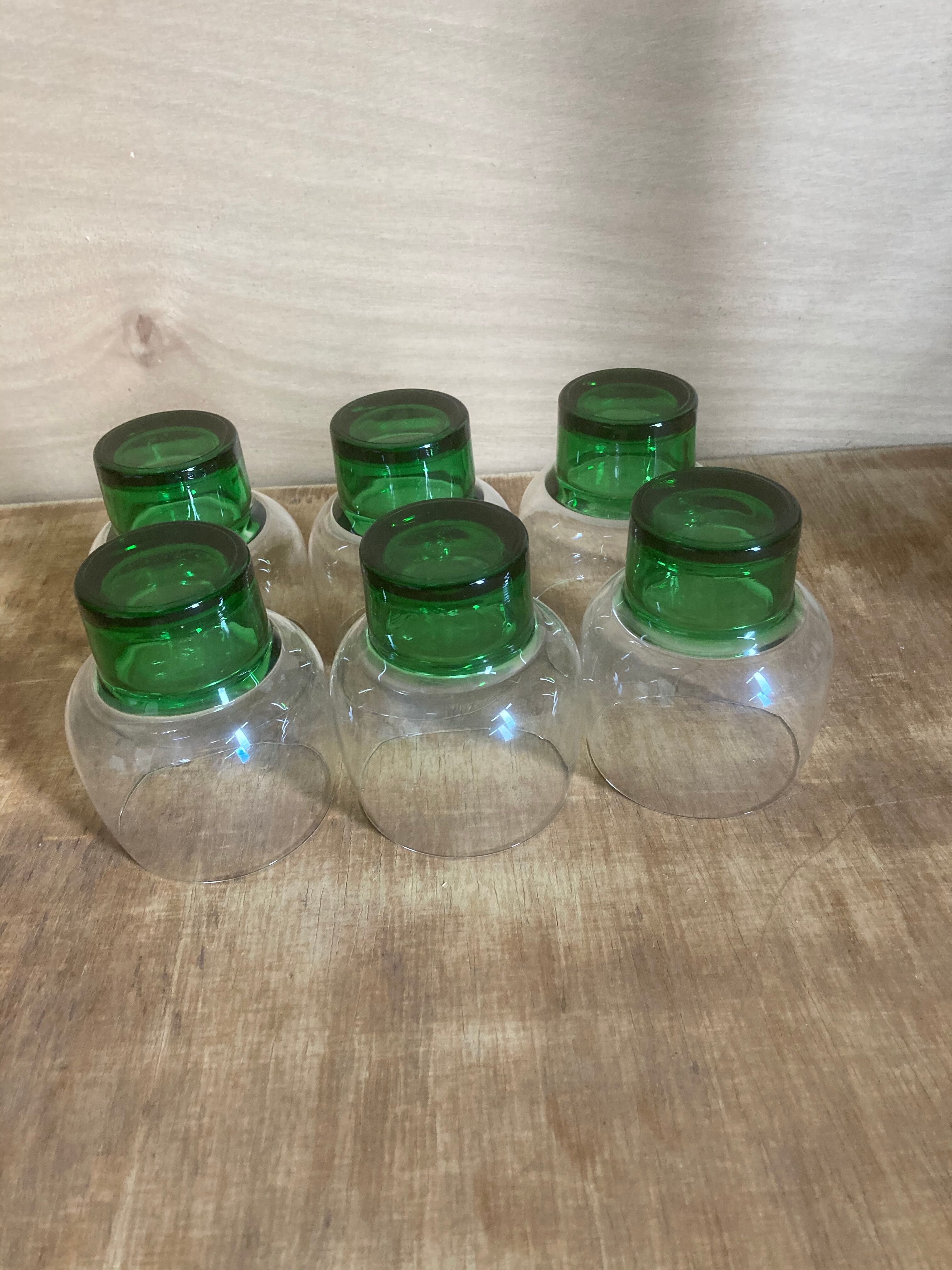 6 Luminarc water glasses
