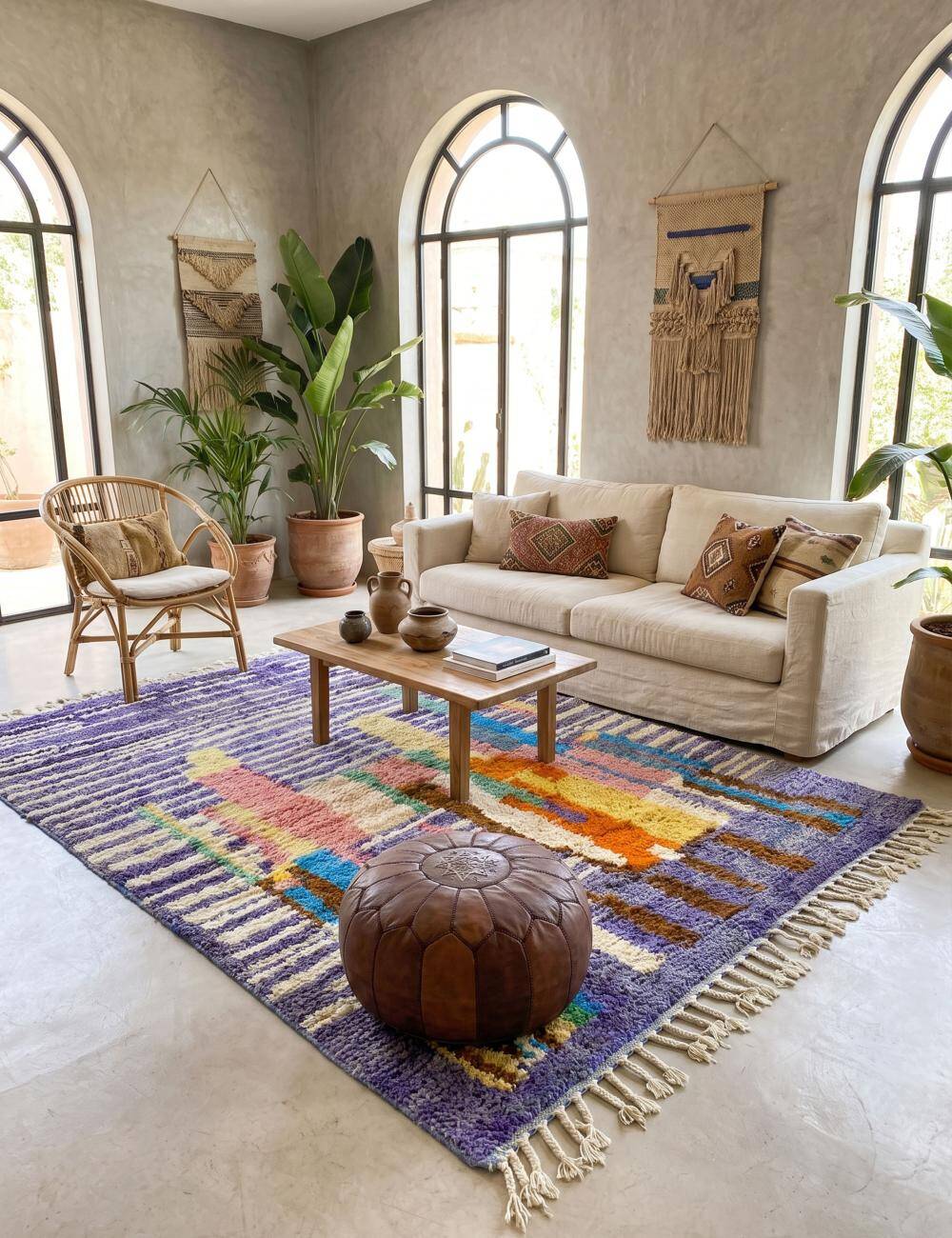 Tapis Boujad Moderne - 264 x 217 cm