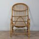 Fauteuil en rotin 60'