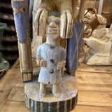 Carved totem pole 1940