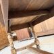 Solid oak drapery farmhouse table 2m5 XL