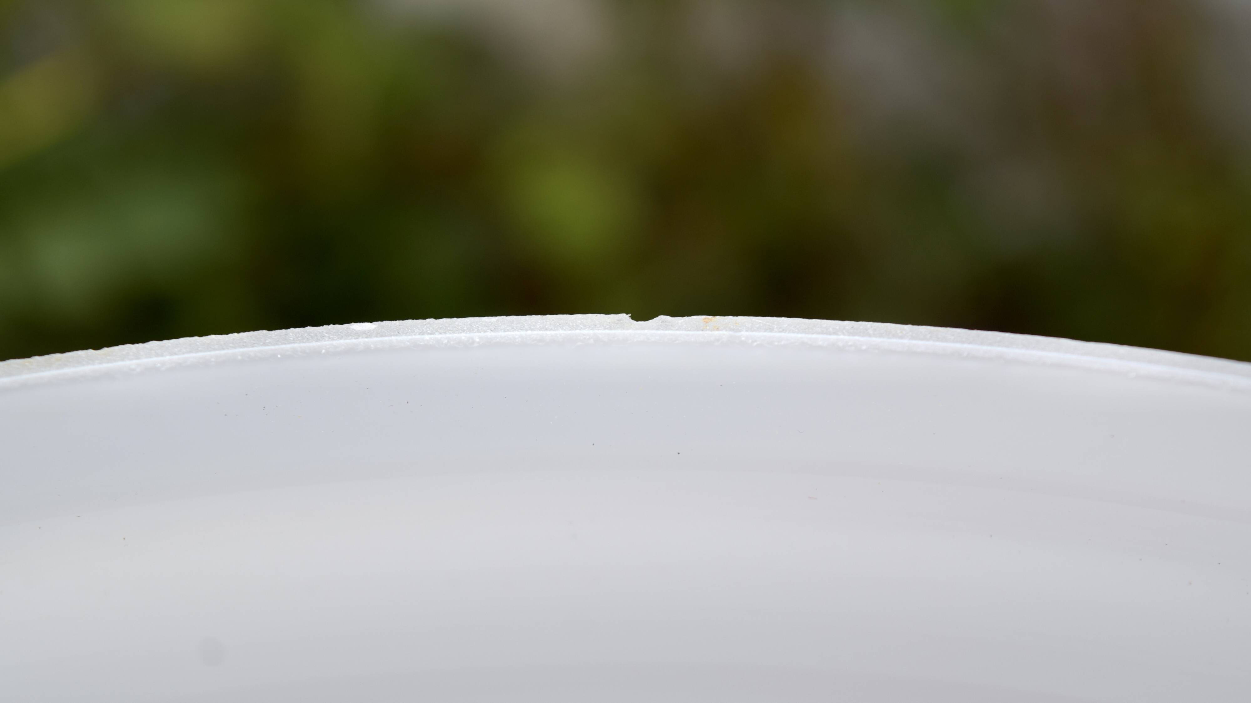 Large vintage lampshade in white opaline