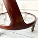 Cesare Lacca rolling coffee table service trolley