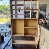 Raw wood shelf