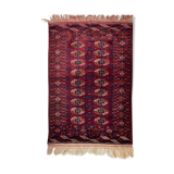 Tapis turkmène vintage 133 x 84 cm