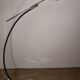 Vintage arc floor lamp with a chrome metal balance, 1970.