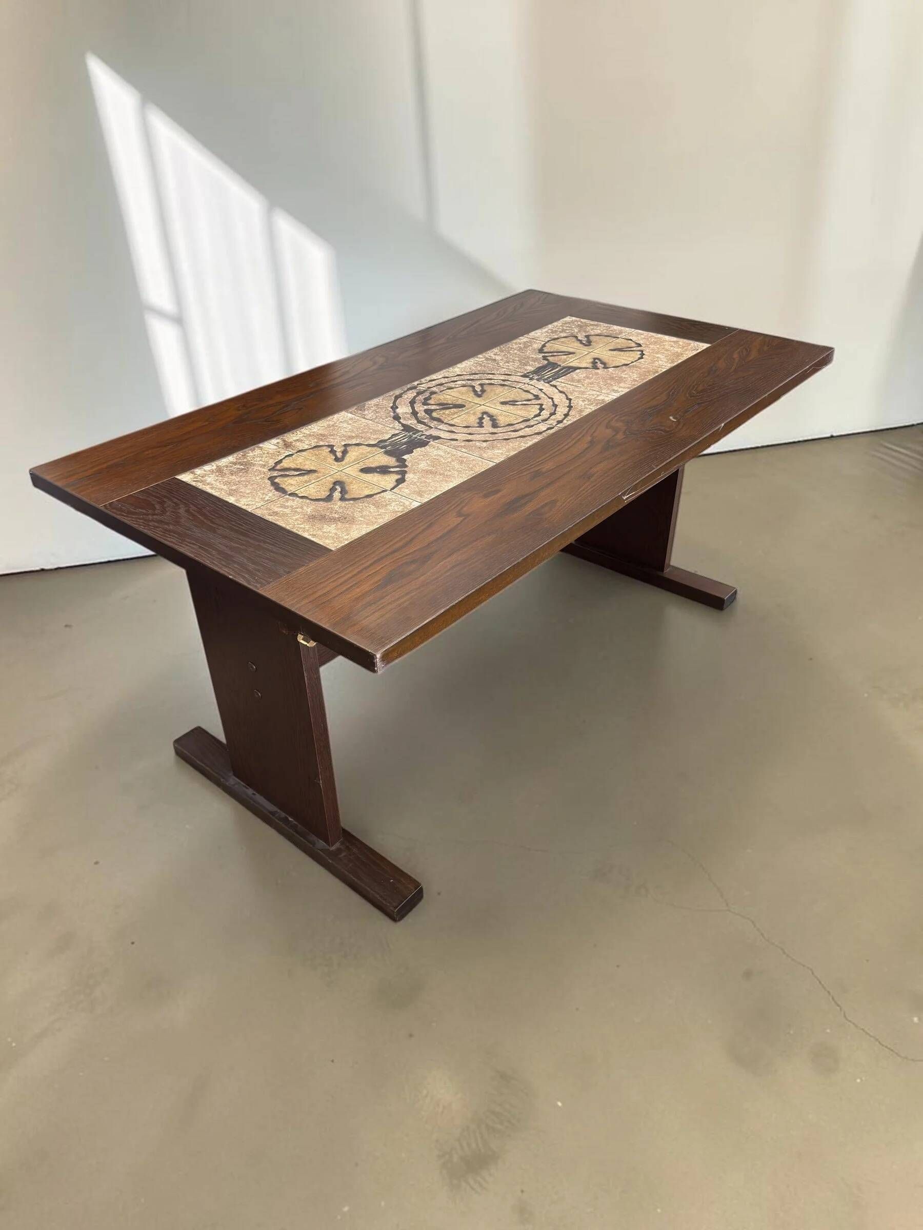 Table à manger danoise extensible de Poul Poulsen pour Ganso Møbler