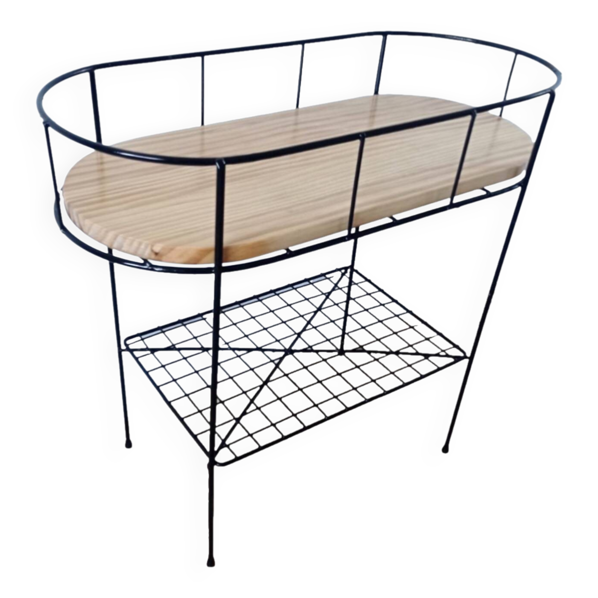 Vintage Flower Table, Planter, IKEA Sweden 1950s, H58cm x W53 cm x D27cm