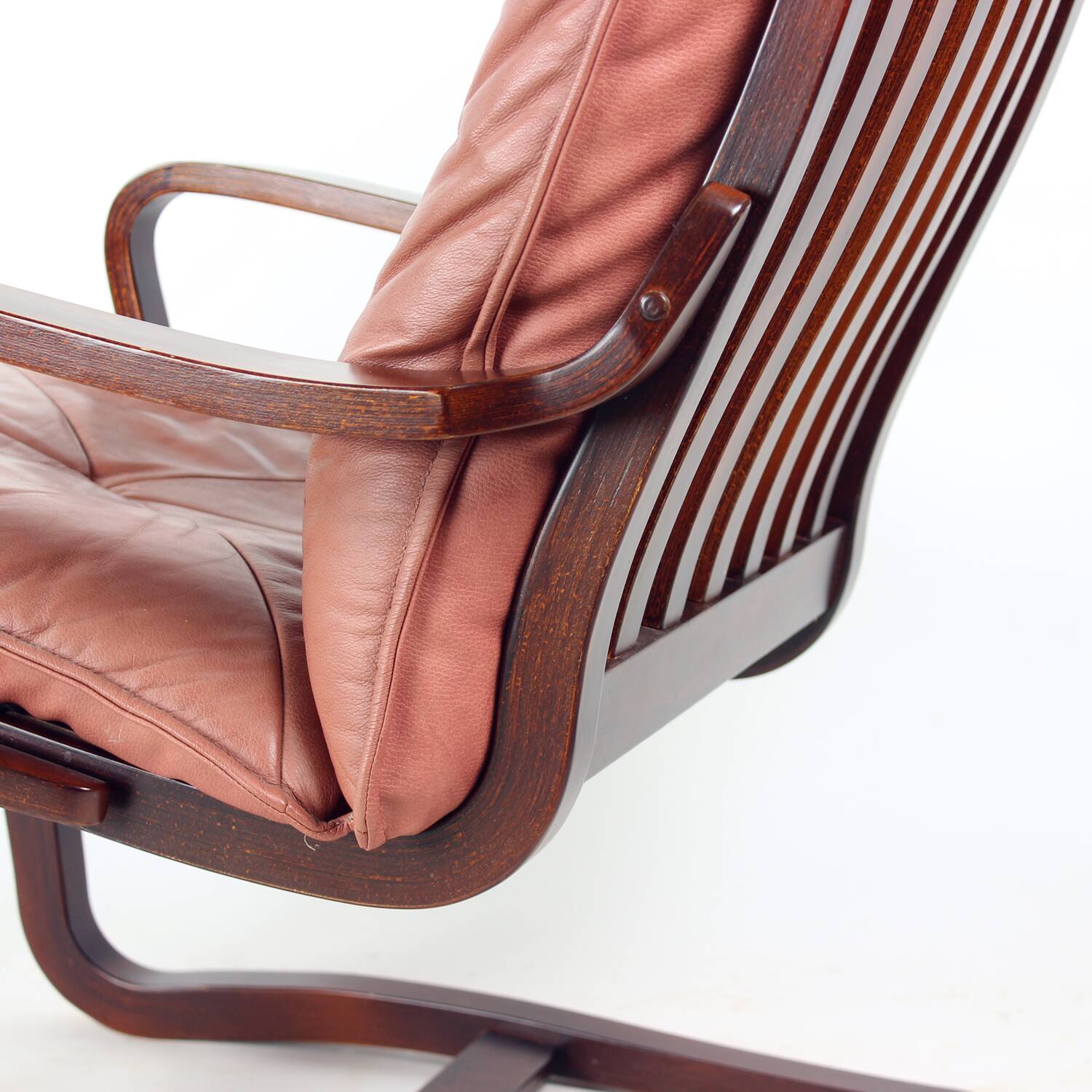 Fauteuil élégant de style danois moderne, par J.M. Birking & Co., Copenhague