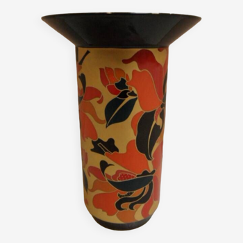 Vintage vase Rosenthal porcelaine noire