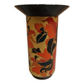 Vintage vase Rosenthal porcelaine noire