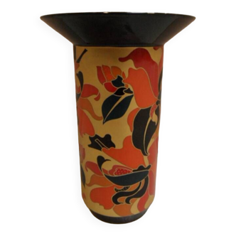 Vintage vase Rosenthal porcelaine noire