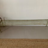 Antique metal bench