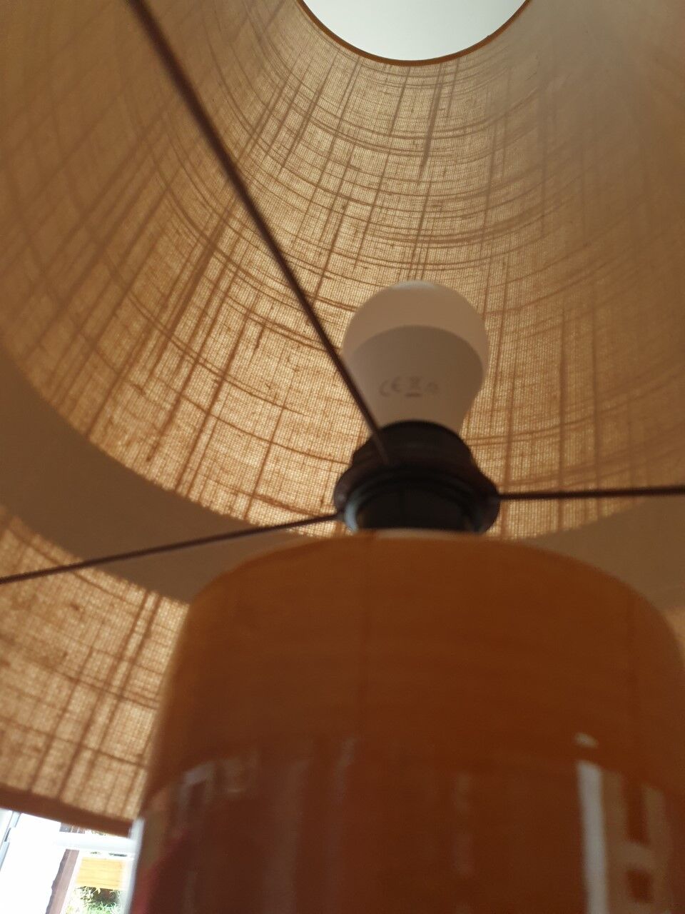 Ceramic floor lamp 70s