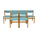 1960s Set of 6 Bentwood Dining Chairs, Denmark