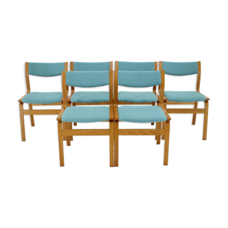 1960s Set of 6 Bentwood Dining Chairs, Denmark