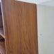 Scandinavian bookcase in teak and walnut, 60s