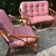 Vintage rattan living room 1970