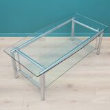 Table basse en verre, design danois, années 1970, production : Danemark