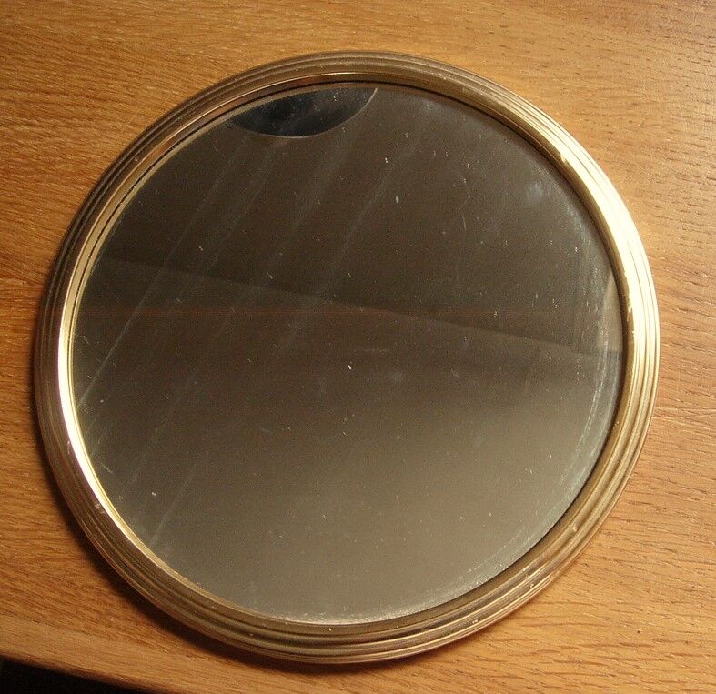 Round tray mirror