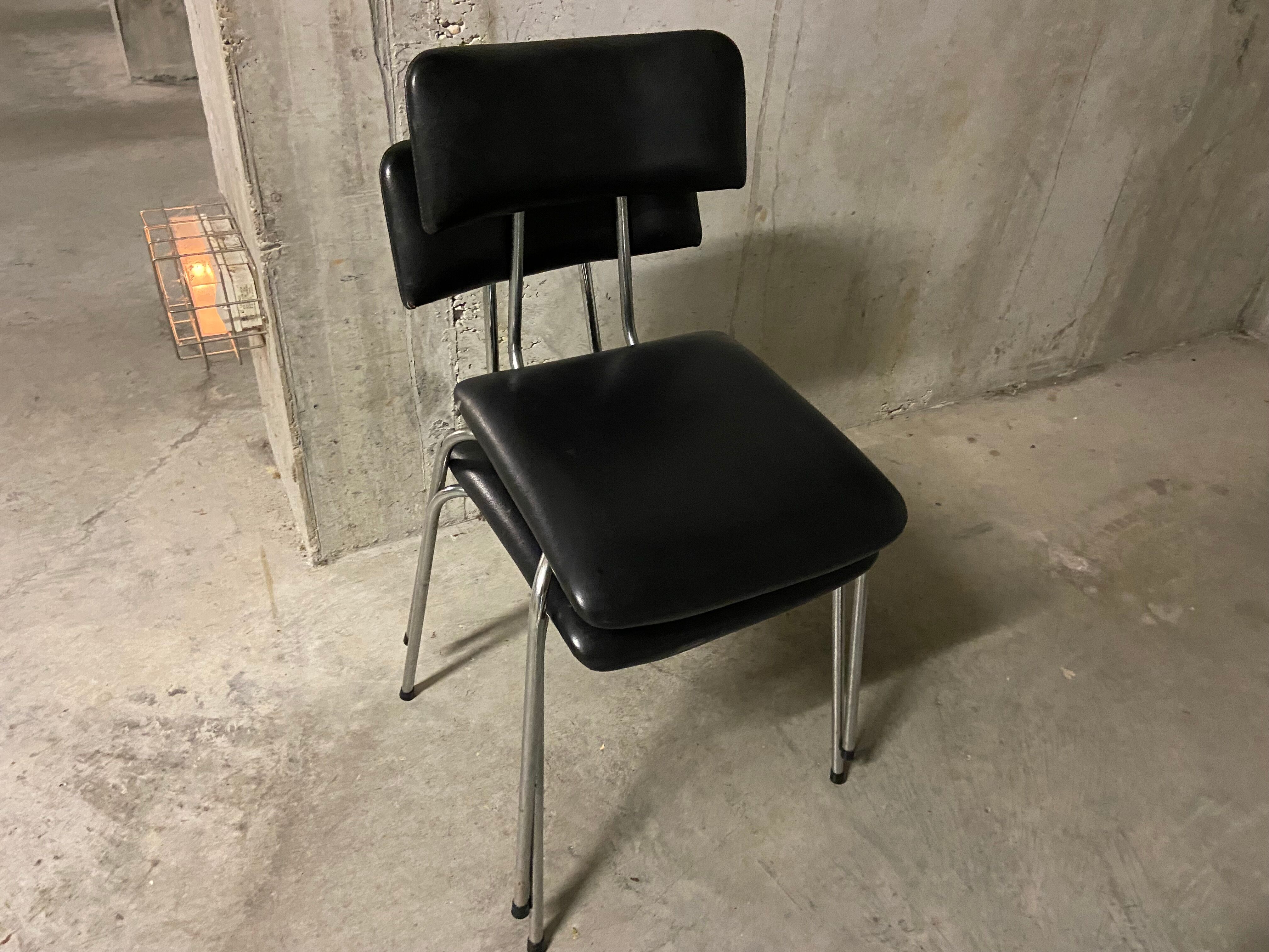 Pair of factory chairs