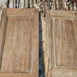Pair of antique French oak doors – Late 19th century