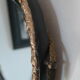 Black and gold art deco mirror