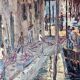 Peinture huile sur toile port de Martigues