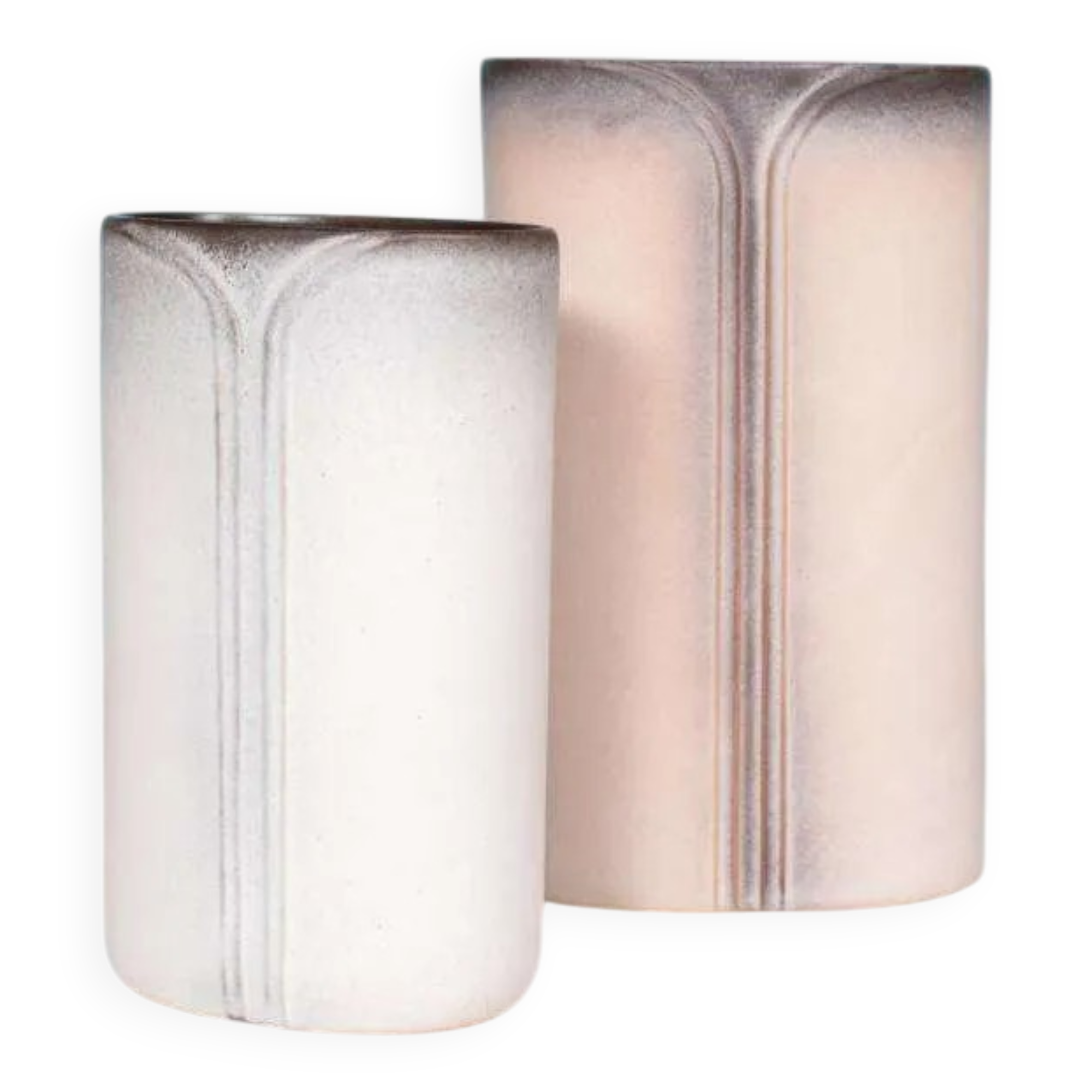 Set of vases VEB Haldensleben, 1960s, East German earthenware