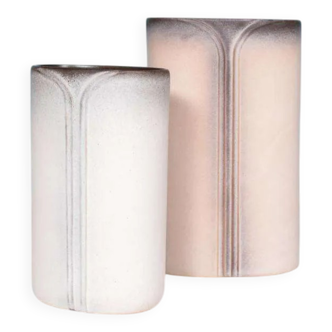 Set of vases VEB Haldensleben, 1960s, East German earthenware