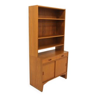 Scandinavian teak bookcase, Sweden, 1960