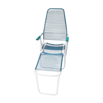 Deck chair scoubidou vintage design fiam in tbe