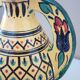 Ceramic vase Tunisia Nabeul, signed Ben Sedrine-El Kharraz, art deco, circa 1940