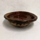 Old Dish In glazed gadrooned terracotta