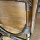 Rattan desk with three drawers