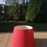 Custom-made lampshade diam. 48 cm cherry red