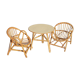 Vintage set for children in rattan