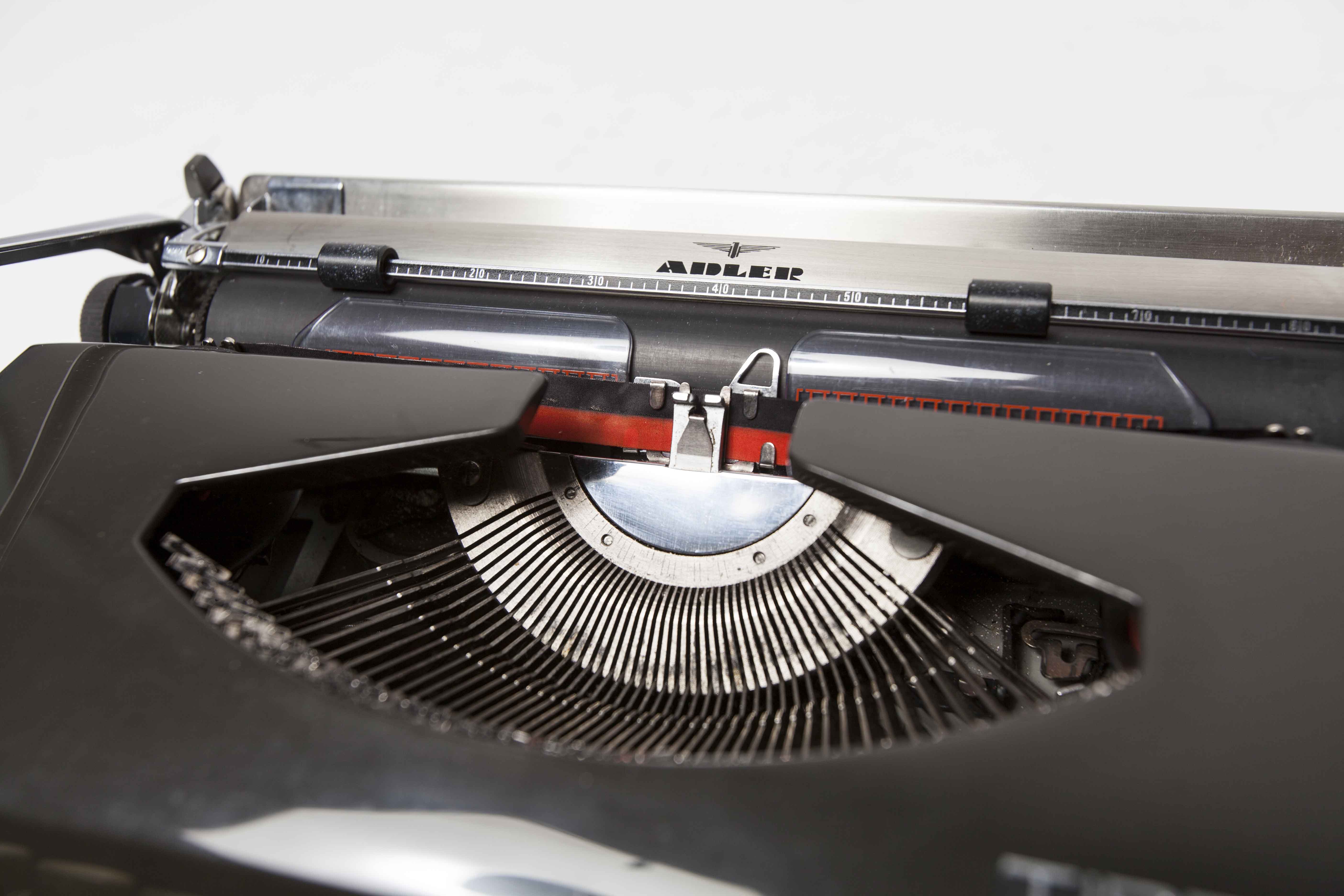 Revised Adler Tippa S typewriter and new ribbon