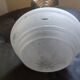 Chandelier suspension frame aluminum globe glass vintage art deco style