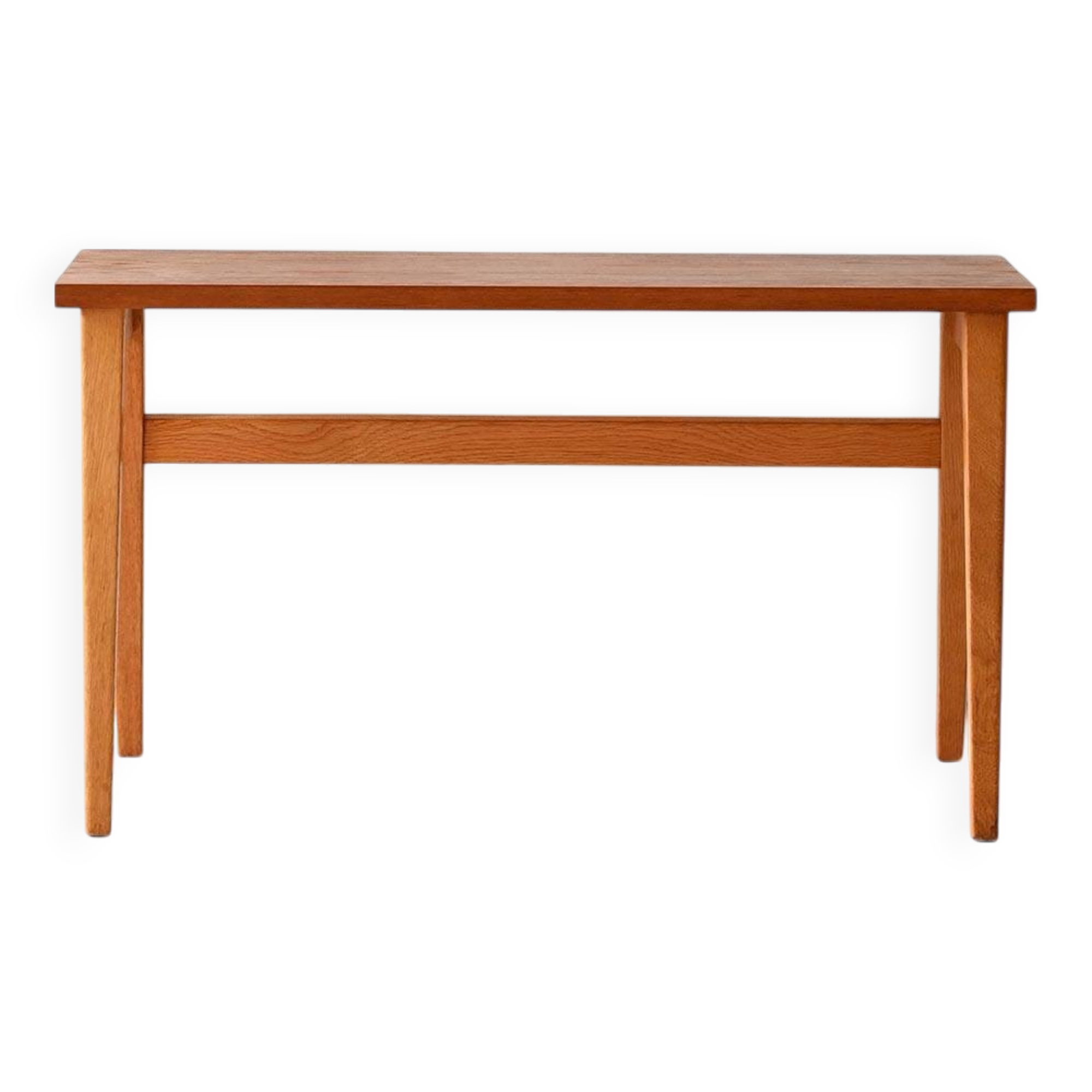 Banc suédois vintage en teck, années 1950-60