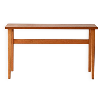 Swedish vintage teak bench, 1950s-60s