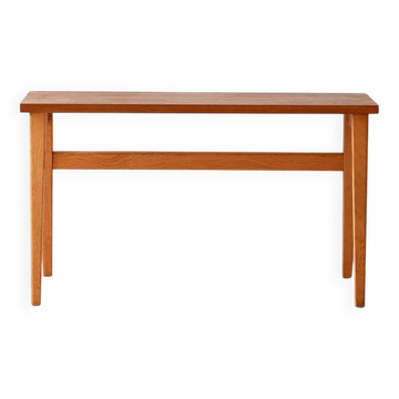 Swedish vintage teak bench, 1950s-60s