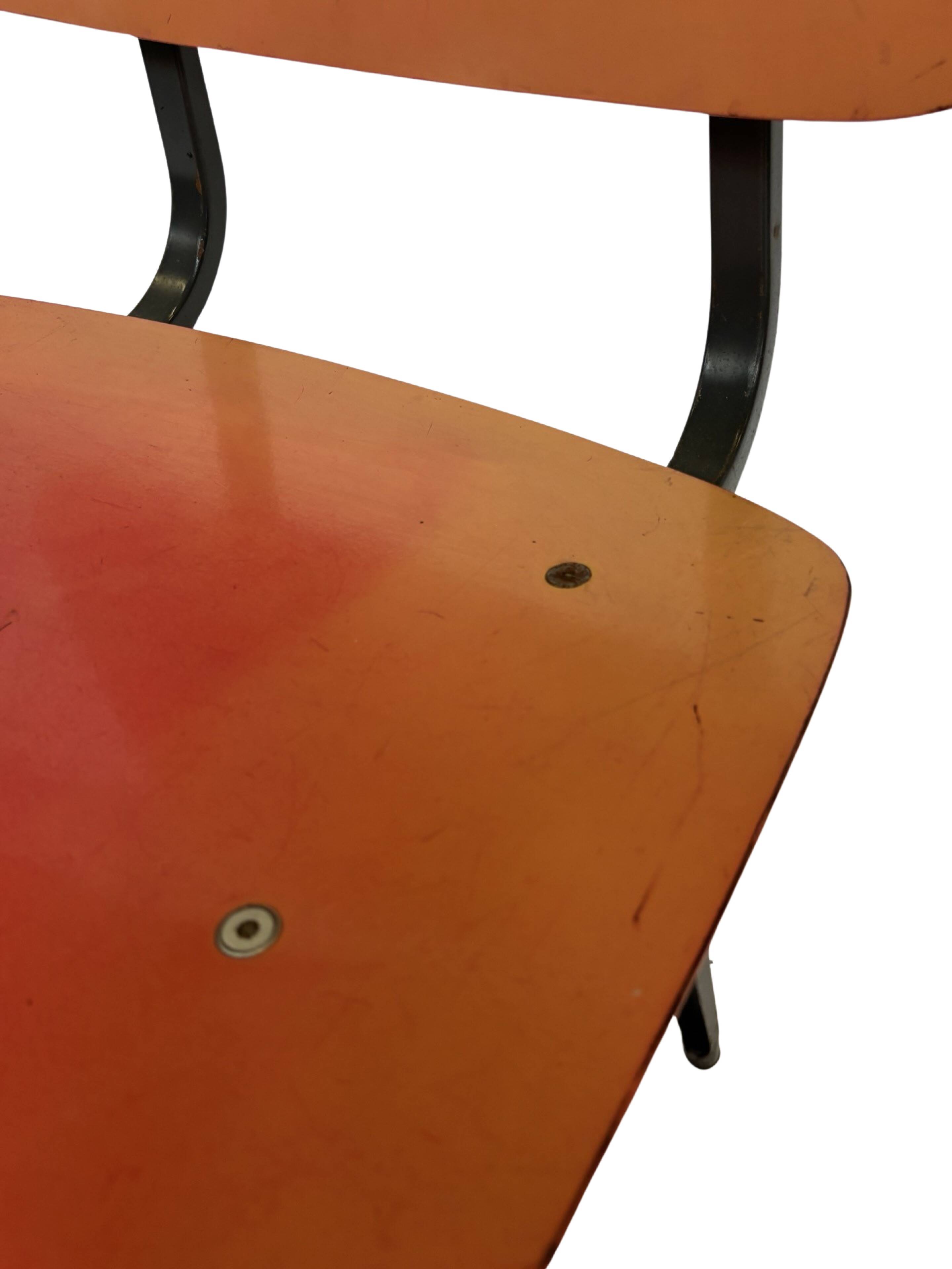 Vintage set of 4x Friso Kramer Revolt chairs Ahrend de Cirkel dutch design