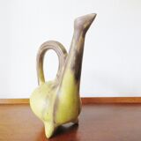 Pitcher ceramic zoomorphic vallauris