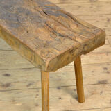 Primitive Oak Bench, 1930's