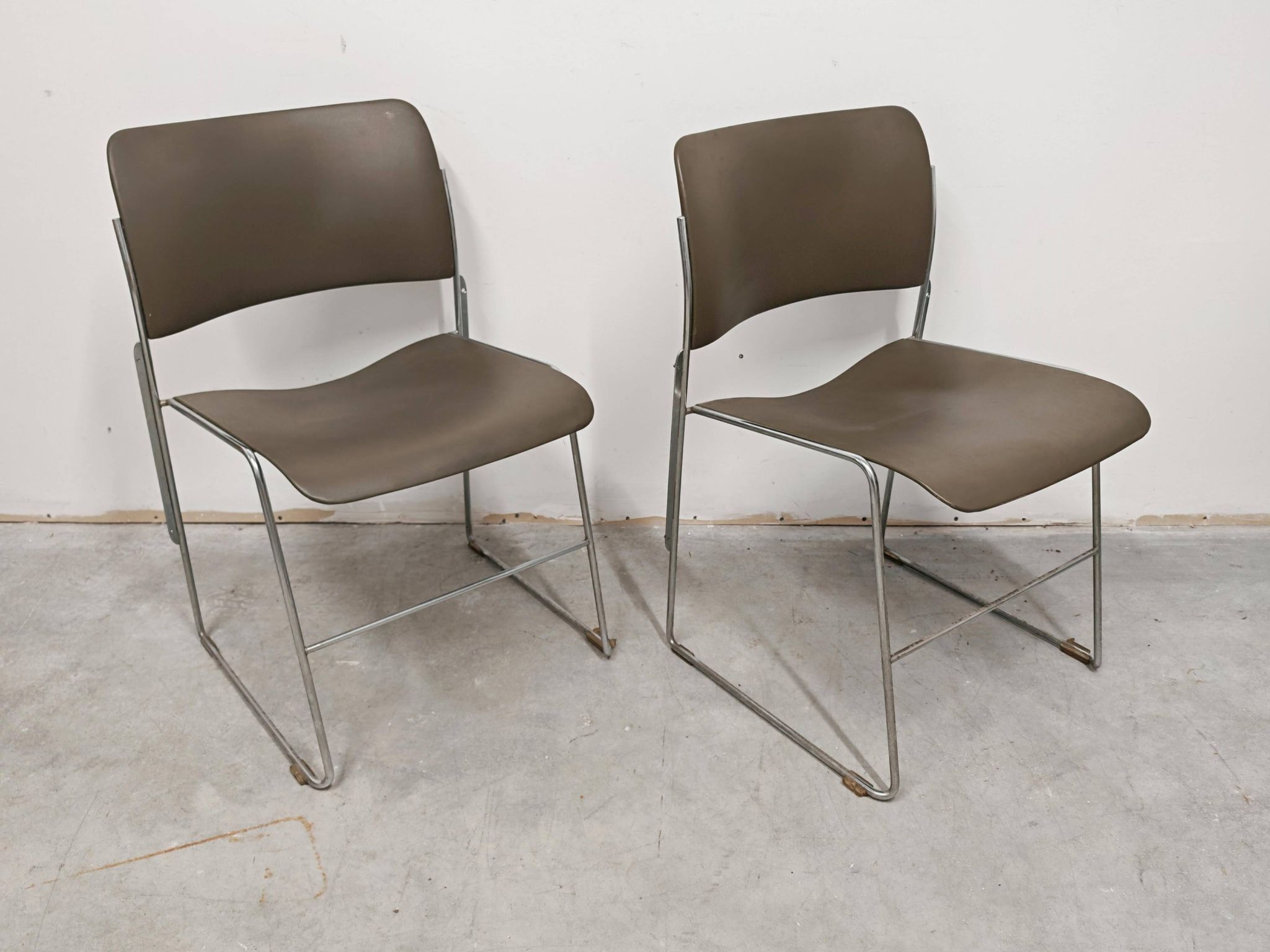 Mid Century dining chairs 40/4 David Rowland for GF Furniture 1960s