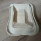 Large antique Barbotine/asparagus platter