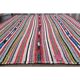 1970s Vintage Turkish Oushak Handmade Wool Cotton Pink Area Rug 157x219